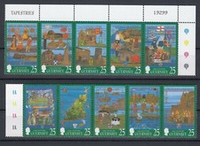 TIMBRE STAMP 10 GUERNESEY Y&T#769-78 ART HISTOIRE NEUF**/MNH-MINT 1998 ~D86