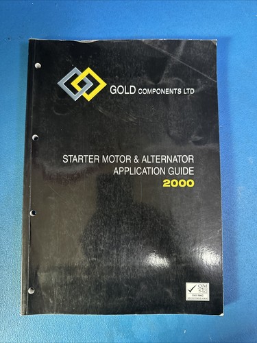 GOLD COMPONENTS STARTER & LICHTMASCHINE TEILENUMMER KATALOG 2000