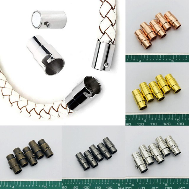 10pcs Clasp Leather Cord Bracelet Connector For DIY Jewelry