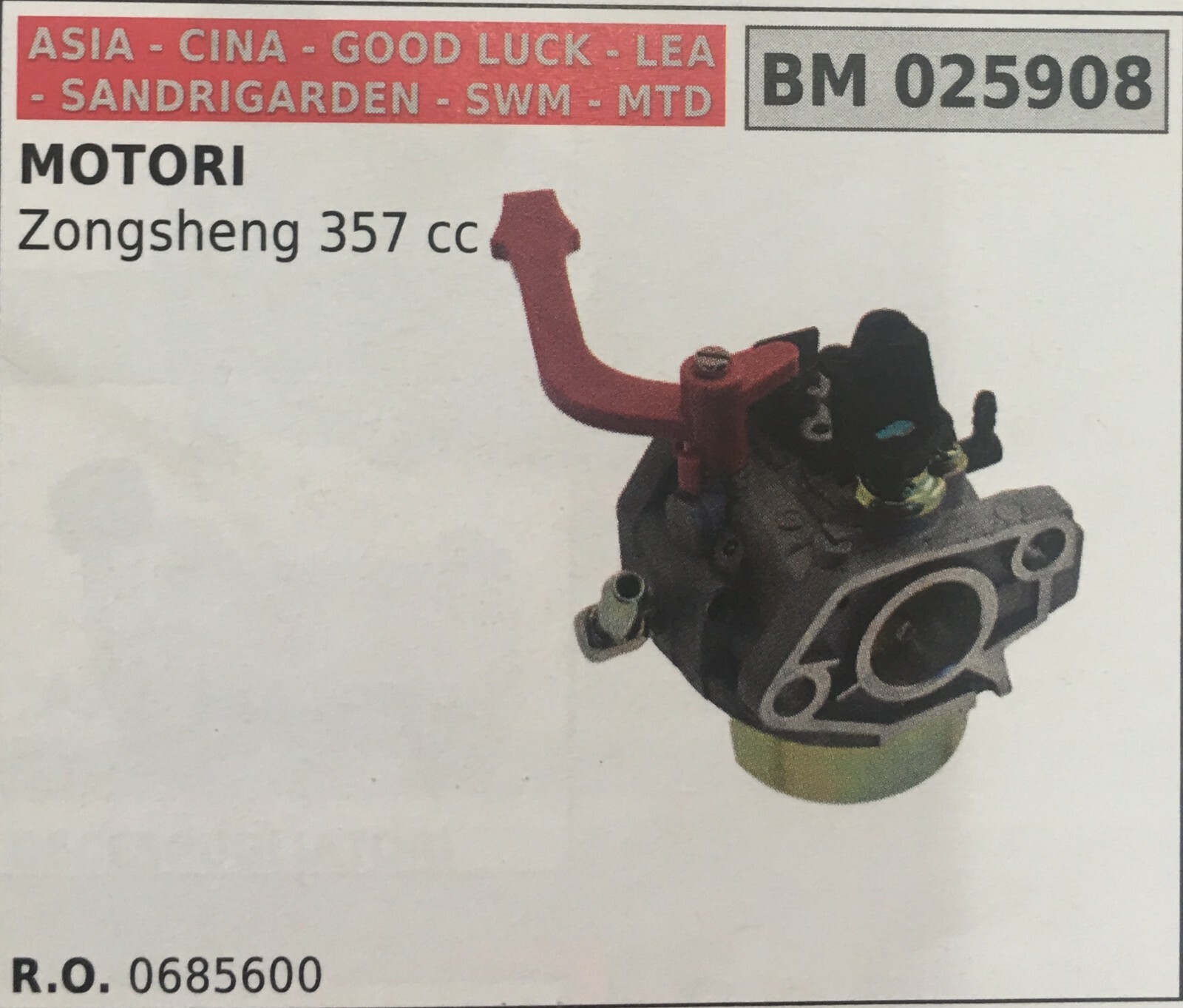 Carburatore Professionale Brumar Compatibile MTD Lea Sandrigarden 4T