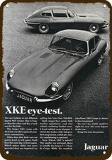 1968 Jaguar Xke Car Xke 2 2 Car Vintage-look Decorative Replica Metal Sign