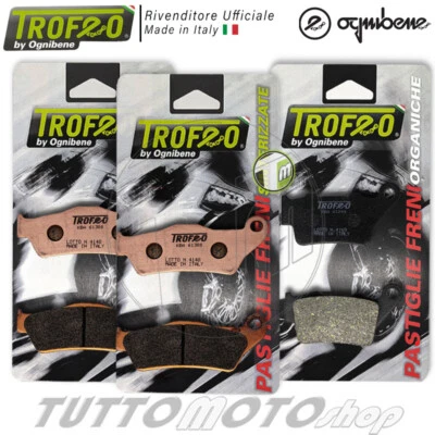TROFEO BY OGNIBENE Pastiglie YAMAHA XTZ Tenere 700 2019-2023 / Kit freno ant. + post. TROFEO
