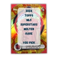 2024 Topps MLS Superstars Molten Rare - You Pick