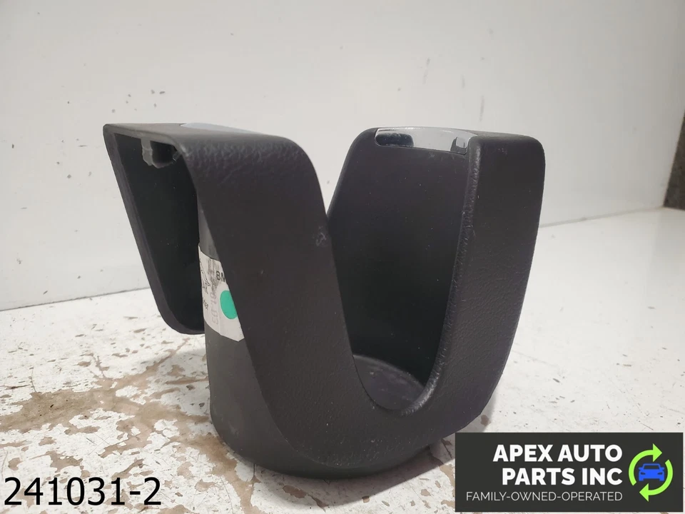 OEM 2002-2008 Jaguar X-Type 2.5L Center Console Single Cup Holder Black Foto 3 de 4