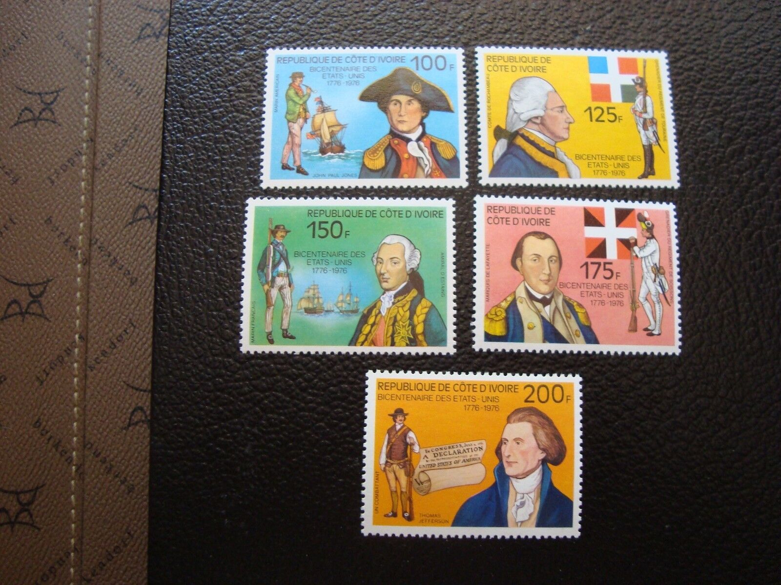Value D Ivory - Stamp Yvert / Tellier N°409 A 413 N MNH (COL4)