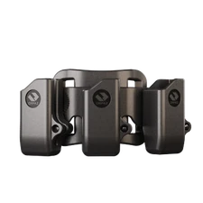 Orpaz Pistol Mag Pouch, Magazine Holster w/ Belt-Loop, for 3XDBL Stack POLYMER