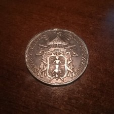 SEDE VACANTE 1823 - Mezzo Scudo  Argento BOLOGNA - A_162.