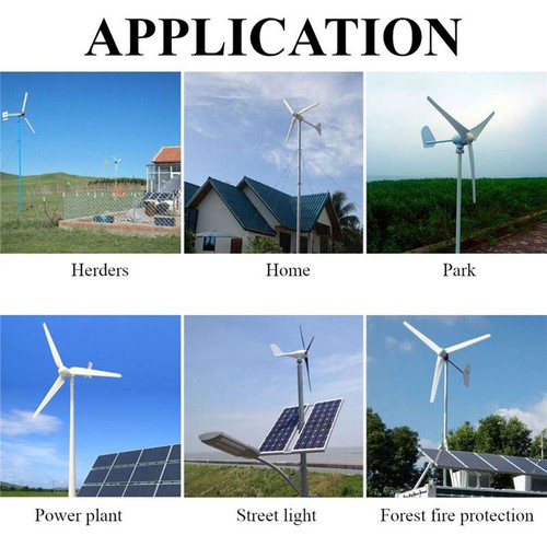 3000W Wind Turbine Generator Windmill 12V 24V 48V Inverter Hybrid Controller Kit - Picture 15 of 25