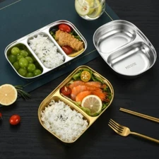 Easy to Use 304 Stainless Steel Multiple Compartment Tray For Everyday Use