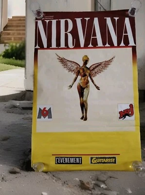 Affiche Originale NIRVANA Promotion Album In Utero 1993 117cm ×77cm - Photo 1/4