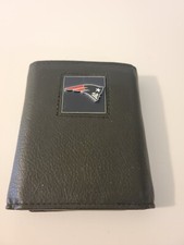 NFL football leather wallet black patriot team