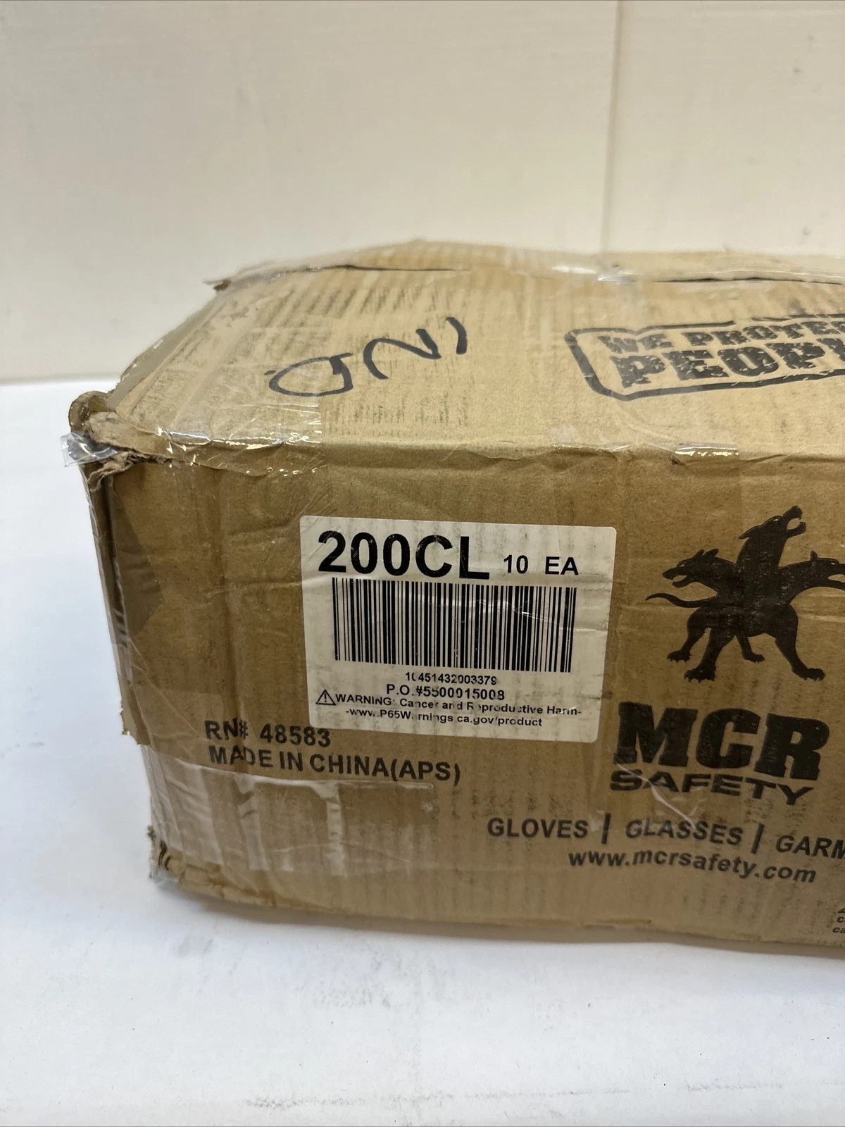 Mcr Safety 200Cl Raincoat W/ Detachable Hood,Yellow,L 10PK - product detail image 3