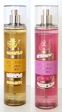 BATH  BODY WORKS ICED LEMON  SWEET PETAL POUND CAKE FINE FRAGRANCE MISTS 8 OZ