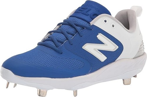 New Balance Women's Fresh Foam Velo V3 Softball Shoe, Blue/White, Size 7.5 - 第 1/5 張圖片