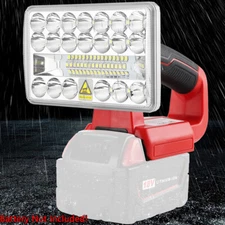 LED Work Light for Milwaukee 18V Battery 18W 2000LM Portable Jobsite Flashlight