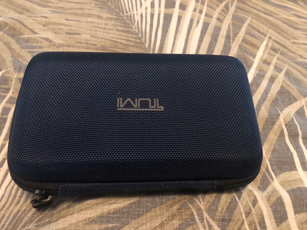 New TUMI DELTA Small Travel Multi-pose Navy Amenity Kit Cosmetic