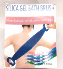Silicone Exfoliating Back Scrubber Body Cleaning For Bath Shower Belt Brush Tool