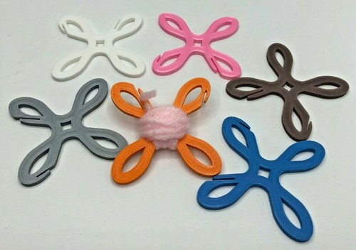 Yarn Bobbins - Yarn Winder / Holder - Set of 6 Yarn Bobbins for Weave Winding - Picture 3 of 8
