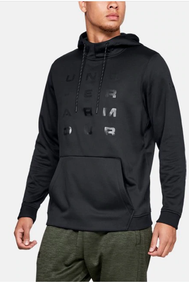 felpa under armour nera uomo