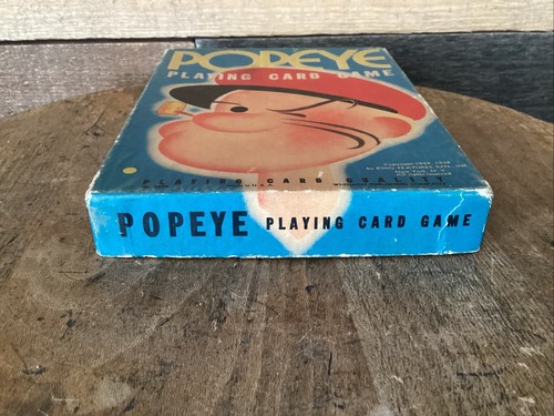 1938 Popeye Playing Card Game w/Box Whitman Publishing By King Features - Picture 6 of 8