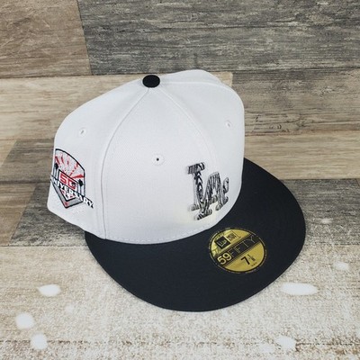 LA Dodgers Hat New Era 5950 50th Anniversary Patch 7 1/8 Fitted