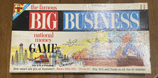 Vintage 1967 Big Business National Money Board Game Complete (no. 3875)