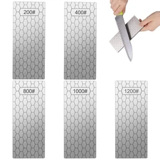5Pcs Diamond Sharpening Stone Set Honeycomb Surface Whetstone 200-1200 Grit
