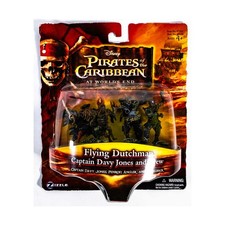 Zizzle Action Figure Flying Dutchman - Captain Davy Jones and Crew VG+/Mint