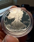 1990-S American Silver Eagle Proof $1 U.S. Mint Box And COA 1 Oz .999 Silver
