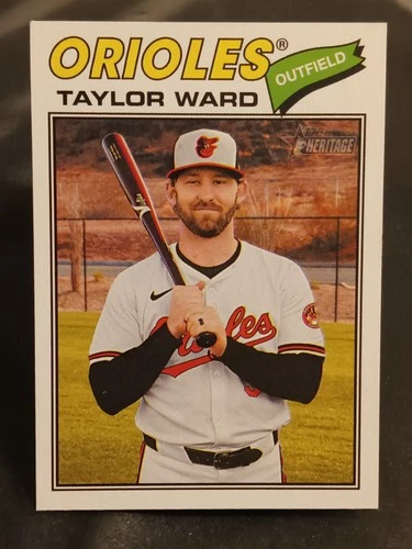 2026 Topps Heritage #258 Taylor Ward - Baltimore Orioles