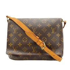 Louis Vuitton Used Item Used-B Musette Tango Short Brown Ladies
