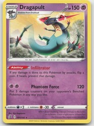 Dragapult 091/192 Rebel Clash Deck Exclusives Rare Non-Holo