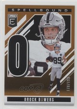 2025 Panini Donruss Elite Spellbound Orange 178/199 Brock Bowers #21 1f8v