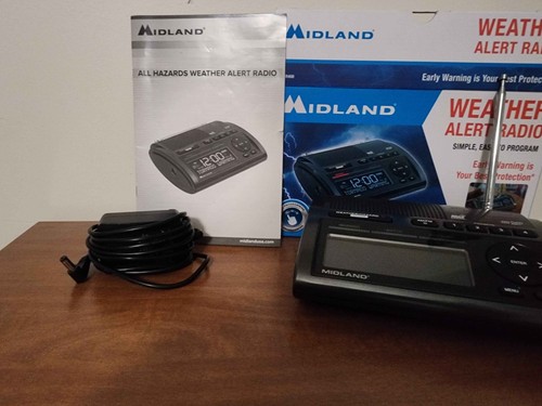 Midland WR400DSP NOAA Emergency Weather Alert AM FM Radio (New logo)