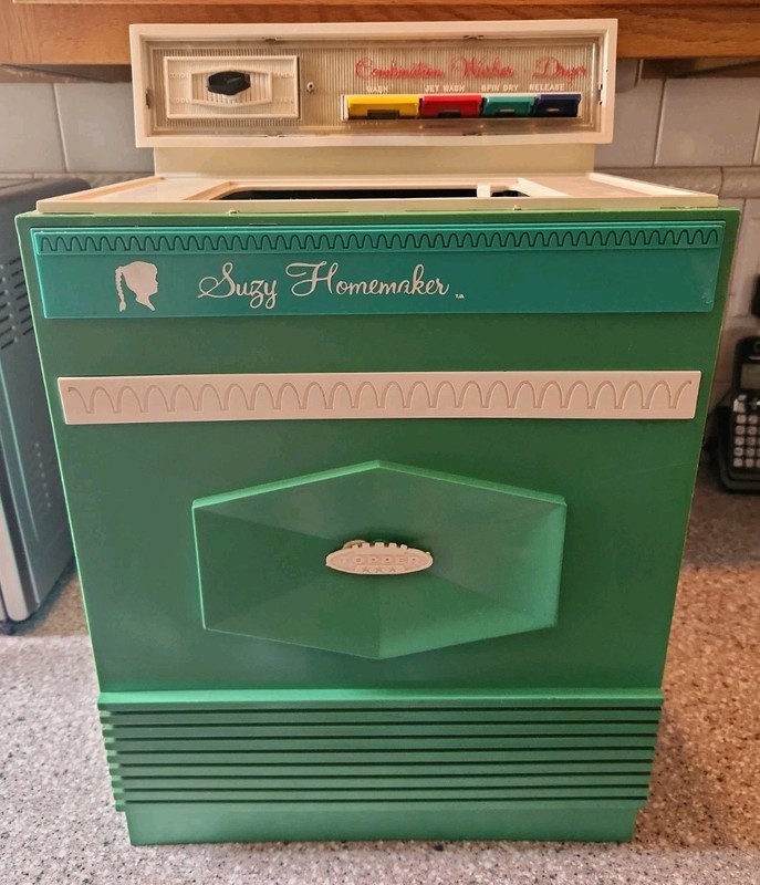  Vintage 1968 Suzy Homemaker Combination Washer Dryer NOT Working Topper Toys
