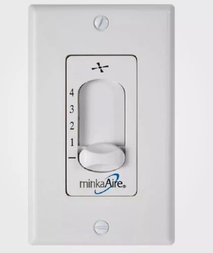 Minka Aire WC116 4 Speed Wall Mount Fan Control White - Picture 1 of 13