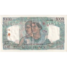 [#1290027] France, 1000 Francs, Minerve et Hercule, 1948-03-11, K.37742097, AU