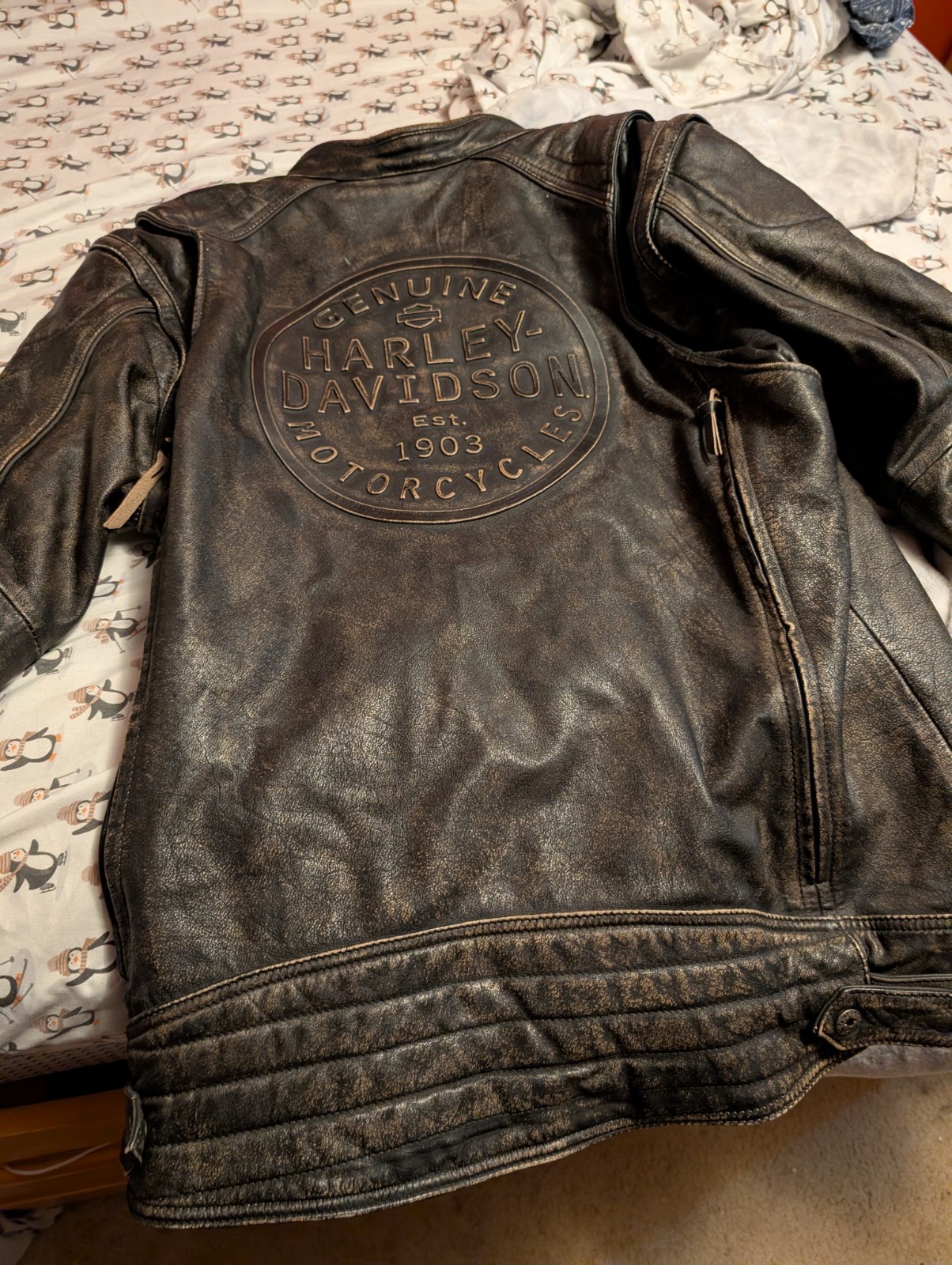 Authentic Harley Davidson Convertible Leather Jac… - image 3