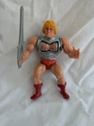 BATTLE ARMOR HE-MAN, Vintage MOTU 1984 w/ Power Sword,  Missing Axe Loose