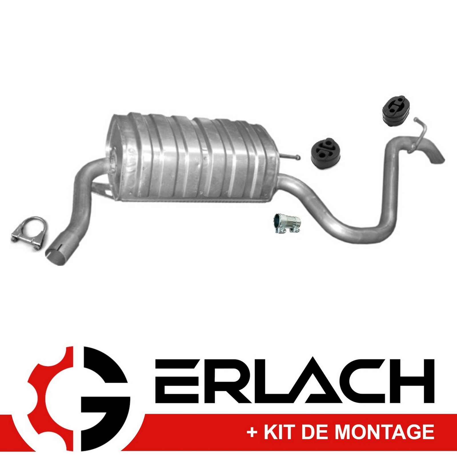 Silencieux arrière anticorrosion pour KIA Cee'D et i30 essence