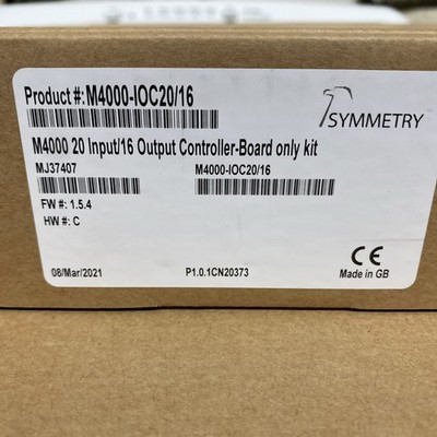 AMAG Symmetry M4000 20 Input / 16 Output Controller M4000-IOC20/16 [CTD] sealed!