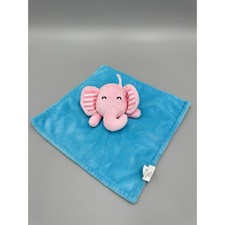Blankets Beyond Pink Elephant Lovey Baby Blue Security Blanket Winging Kids
