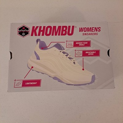 Khombu Patan Sneakers Womens 8 Beige New Memory Foam Lightweight 1136-567-B8