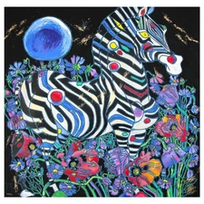 Jian Tie Feng- Serigraph "A Spring Rhyme"