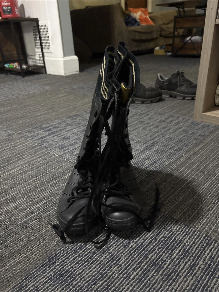 Botas de Boxeo Adidas Missy Elliot Vintage Altas Mujer Cuero, Talla US 8.5 Foto 3 de 4