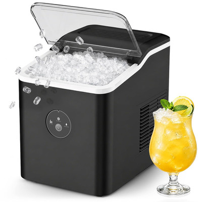 Nugget Ice Maker Countertop, Sonic Chewable Pebble Ice in 6 Minutes, 26.5 Lbs Da