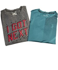 Under Armour Boys Lot Of 2 Short Sleeve T-Shirts Large Activewear Sportswear