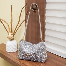 Ladies Sequin Handbag Evening Purse Sequins Shoulder Bag Clutch for Women