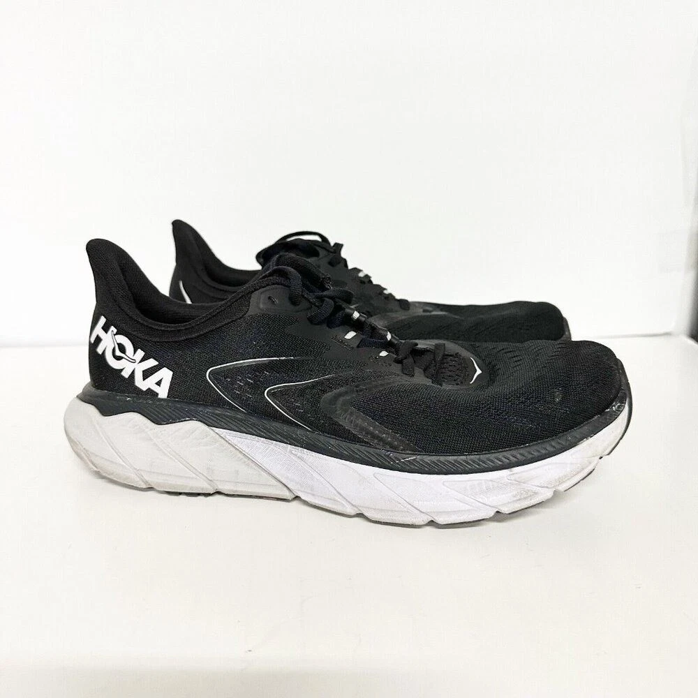 Hoka One One Arahi 5 Black White Men\'s Size 11 2E Wide Running‎ Shoes Sneakers Hoka One One HOKA Arahi 5 2E Wide Black White for sale | eBay main image 4