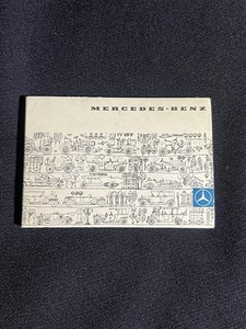 Vintage 1960’s Mercedes Benz Auto Show Mini Notebook Giveaway
